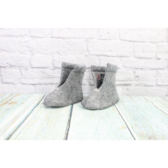 LL Bean Toddler Gray Wool Winter Boot Liners Warm Inserts Size 9 - Picture 2 of 8